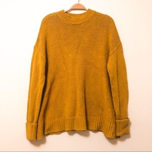 BDG Crew Neck Mustard Sweater